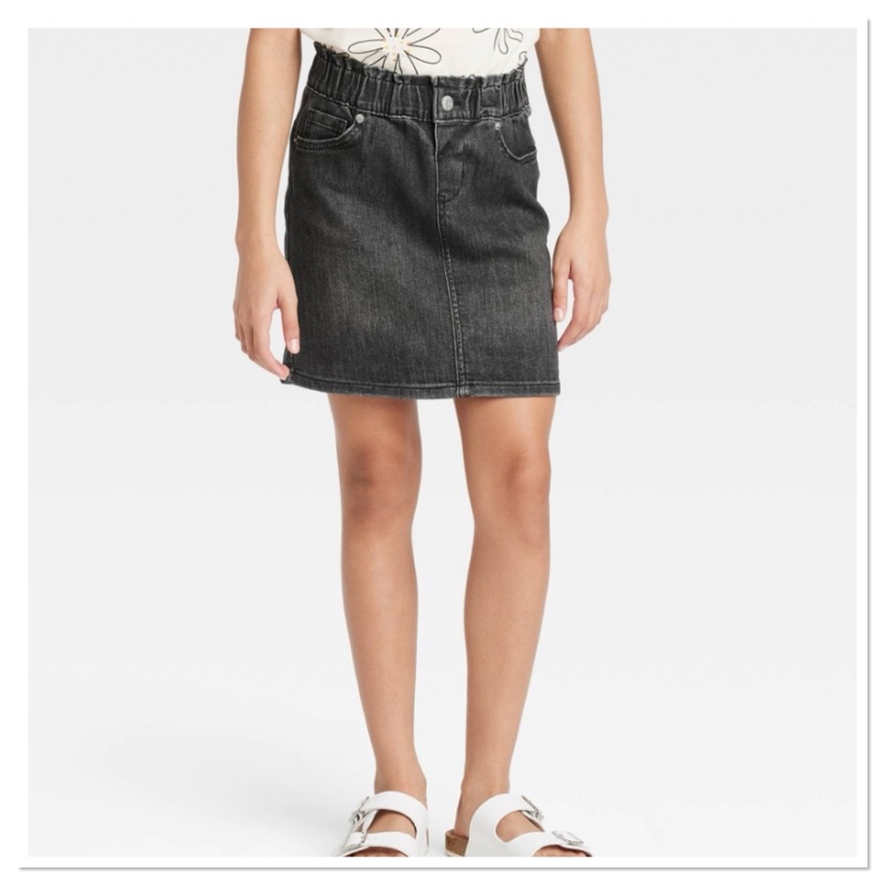 Girl’s Paperbag Waist Denim Skirt Cat & Jack